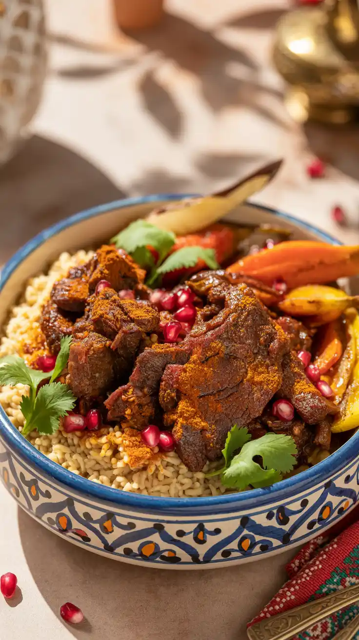 Moroccan Spiced Beef Bowl