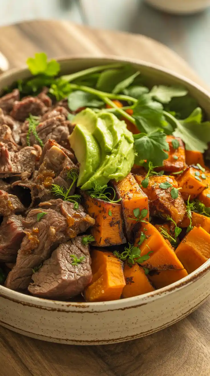 Beef and Sweet Potato Bowl