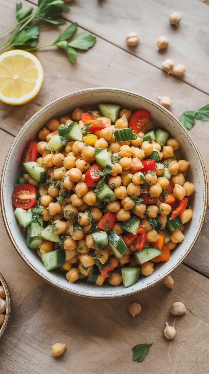 Healthy Chickpea Salad