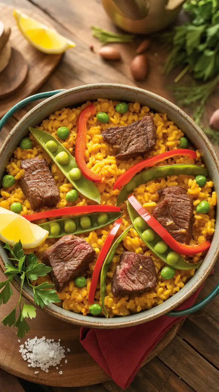 Spanish Beef Paella Bowl