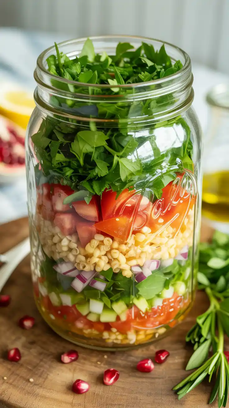 Tabbouleh Salad in a Jar