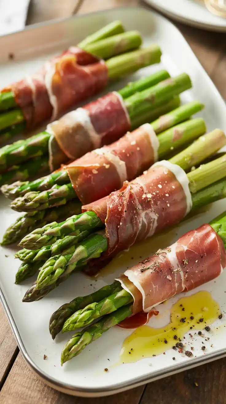 Prosciutto-Wrapped Asparagus Bundles