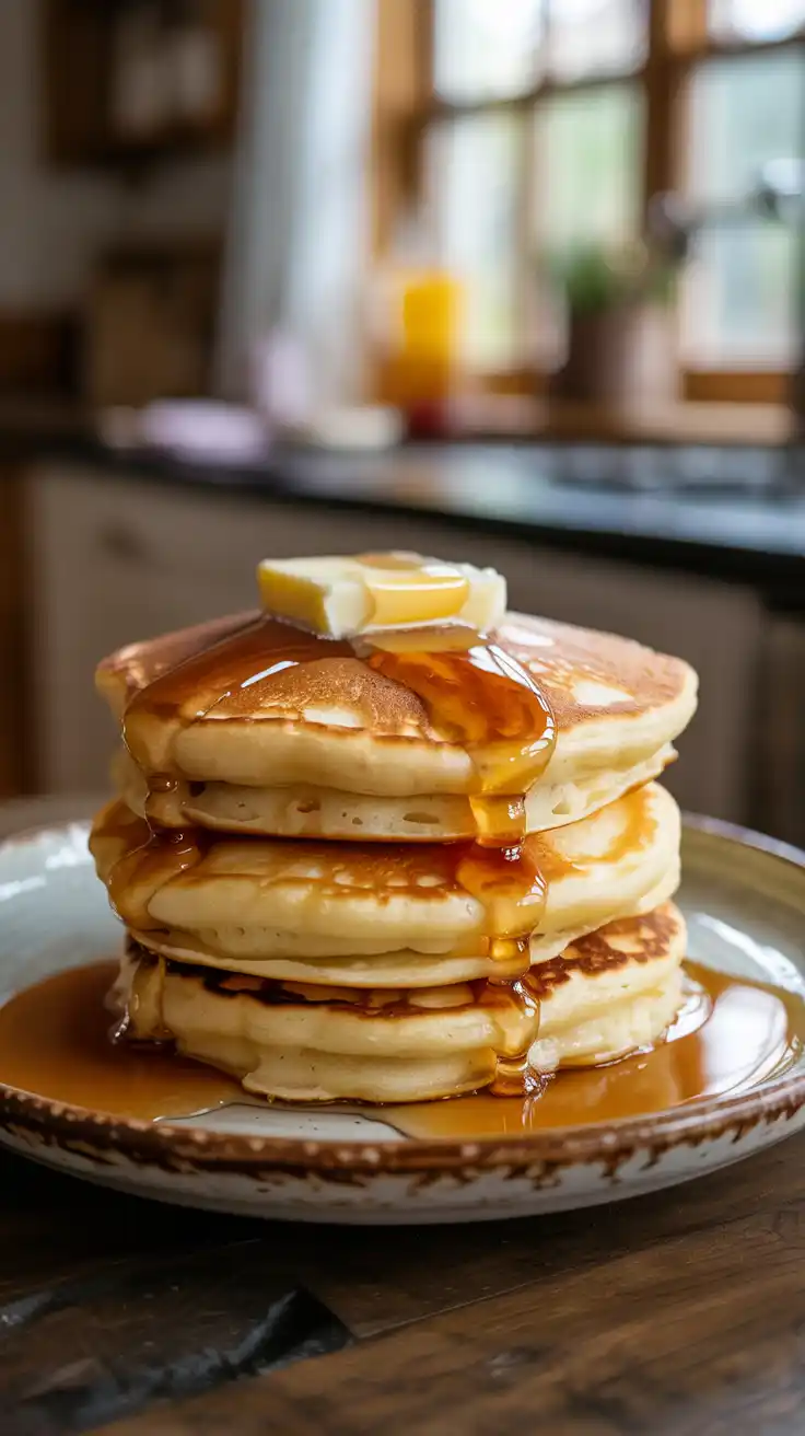 Fluffy Buttermilk Pancakes