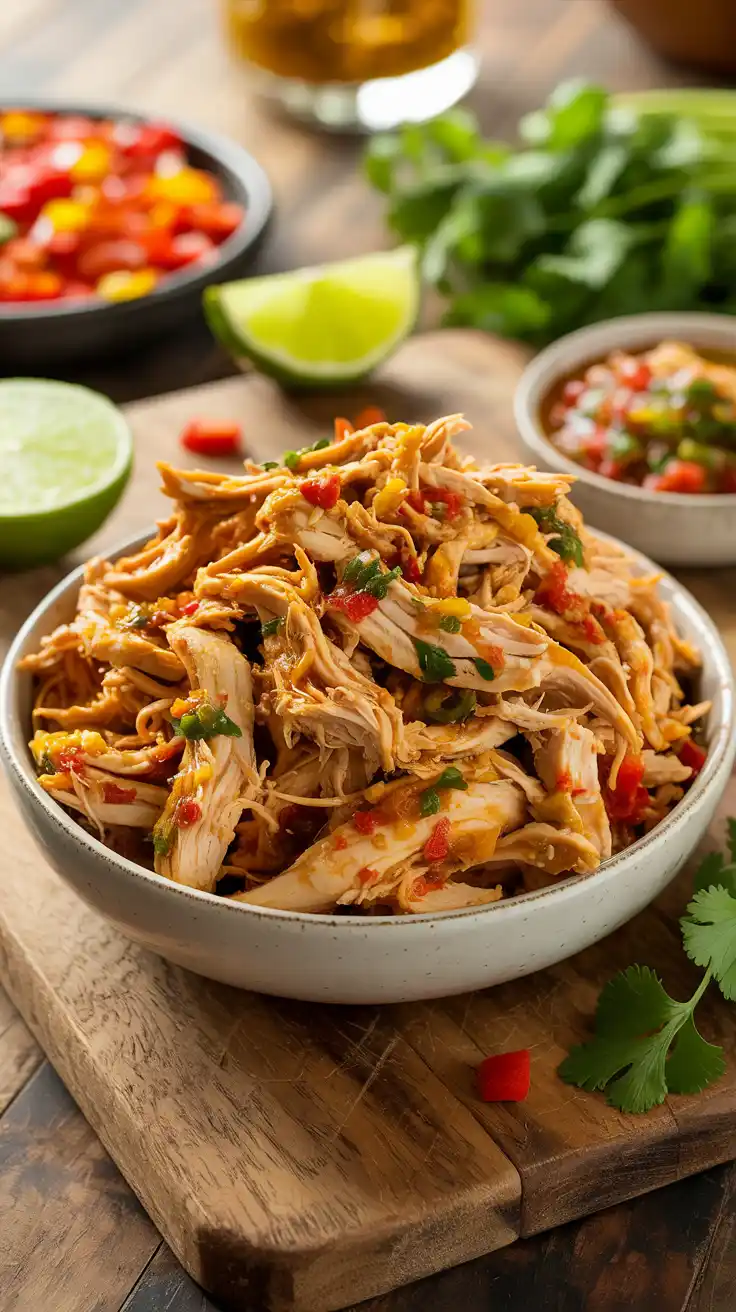 Instant Pot Shredded Mexican Chicken