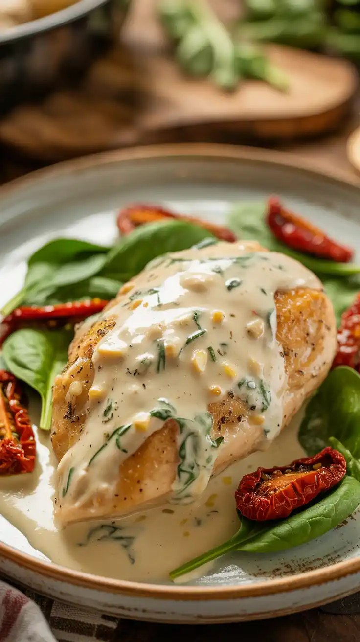 Creamy Tuscan Garlic Chicken
