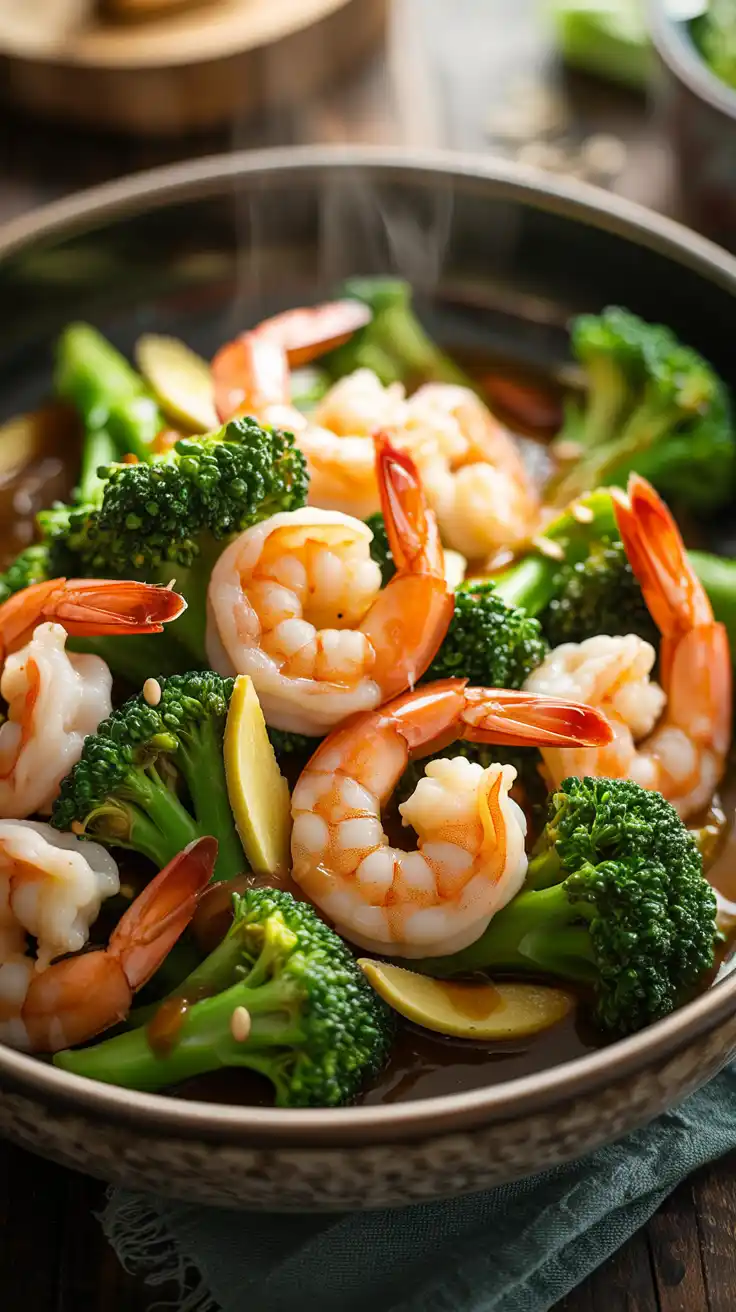 Shrimp and Broccoli Stir-Fry