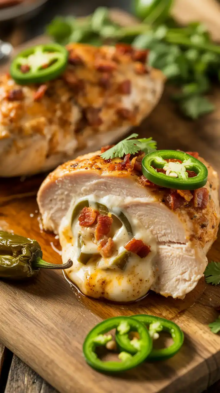 Jalapeño Popper Stuffed Chicken Breast