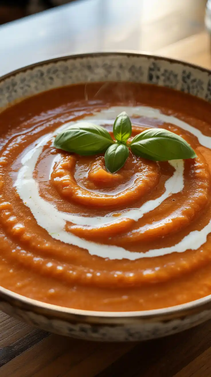 Creamy Tomato Basil Soup