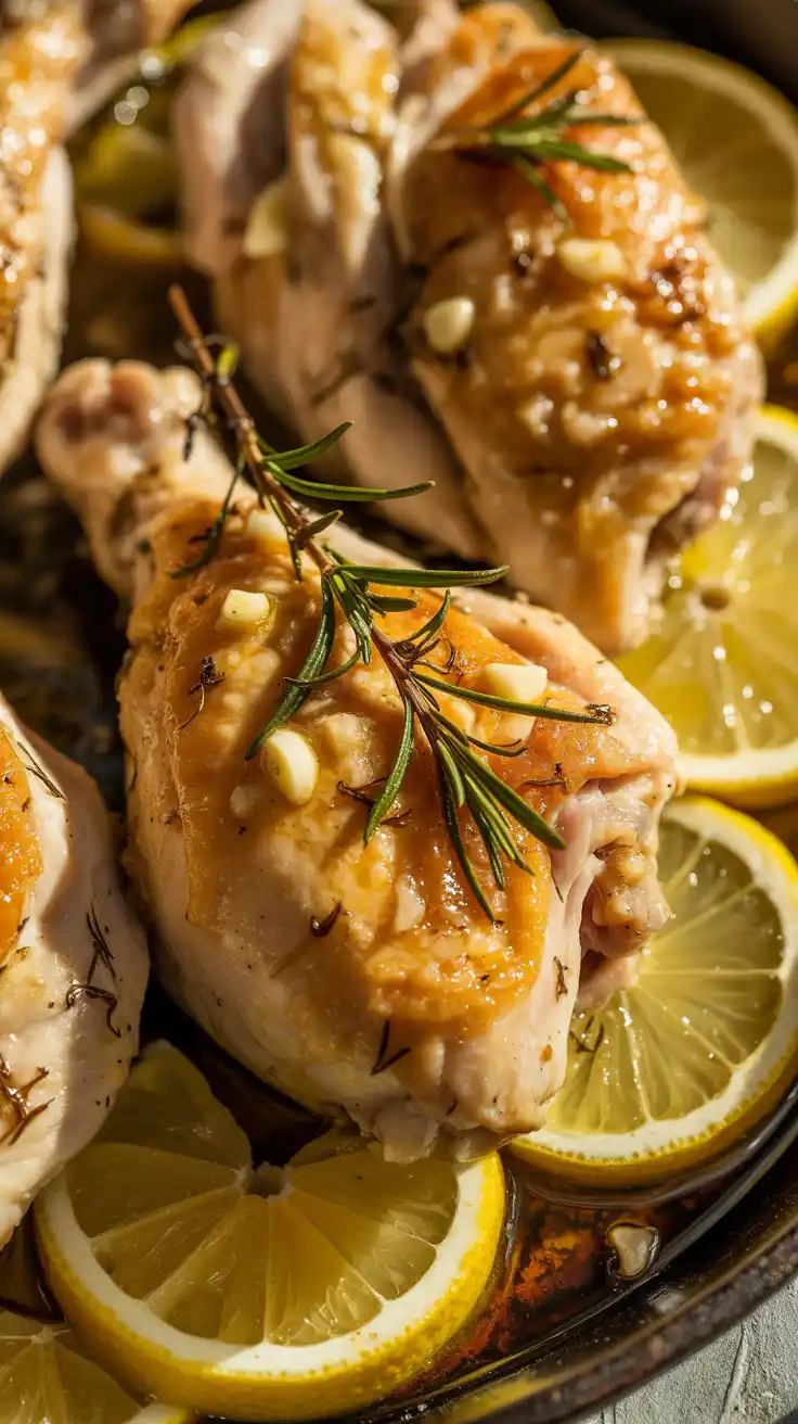 Lemon Garlic Herb Baked Chicken