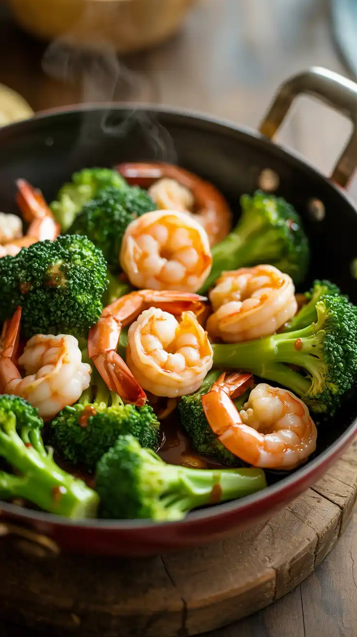 Shrimp and Broccoli Stir-Fry