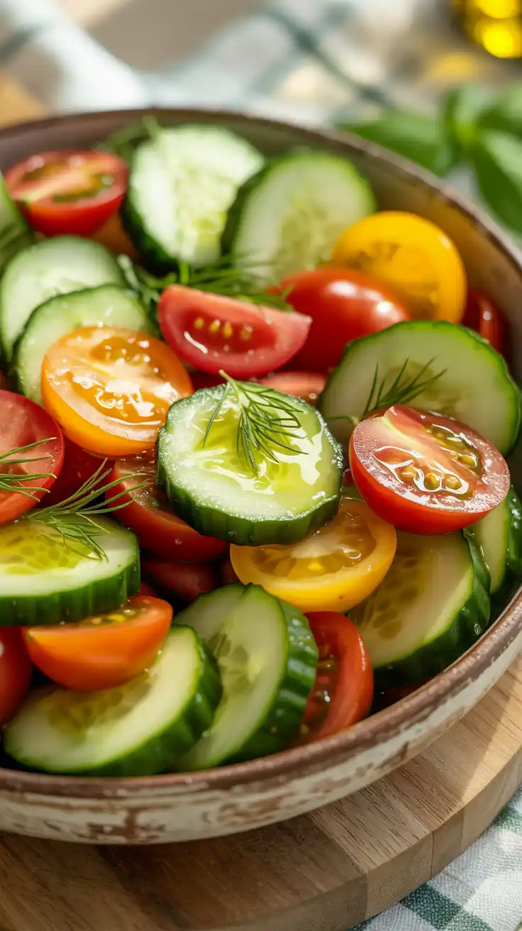 Cucumber and Tomato Salad