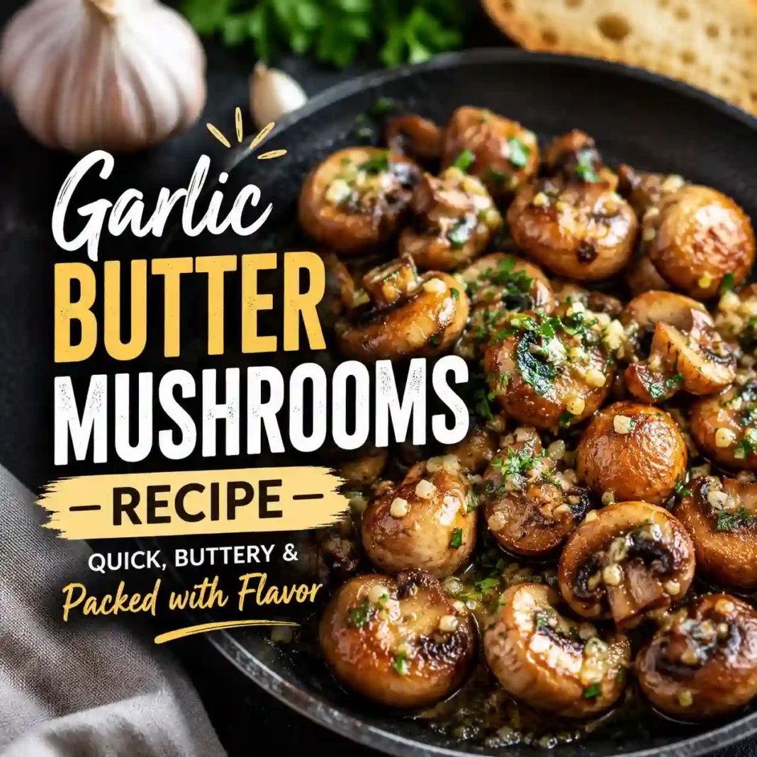 Garlic Butter Mushroomms Recipe